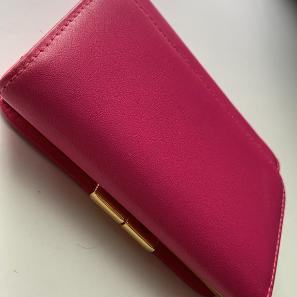 Elegant Pink Magenta Women's Wallet Coin Card Holder ID - Picture 1 of 15